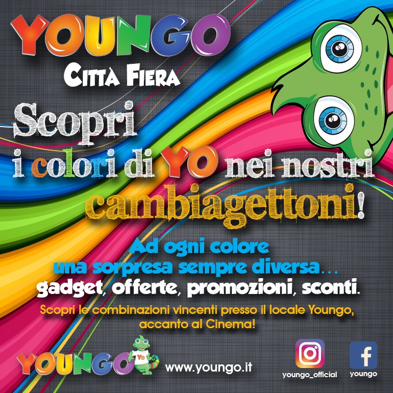 Scopri i colori di Yo nei nostri cambiagettoni